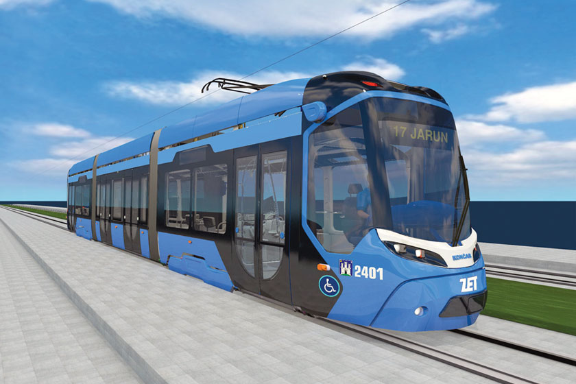 Twenty low-floor trams to be manufactured and delivered to the City of Zagreb