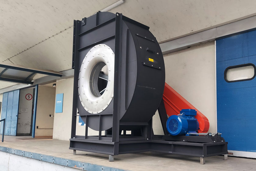 Isporučili smo dosad najveći centrifugalni ventilator tipa VARSK 1250ZM