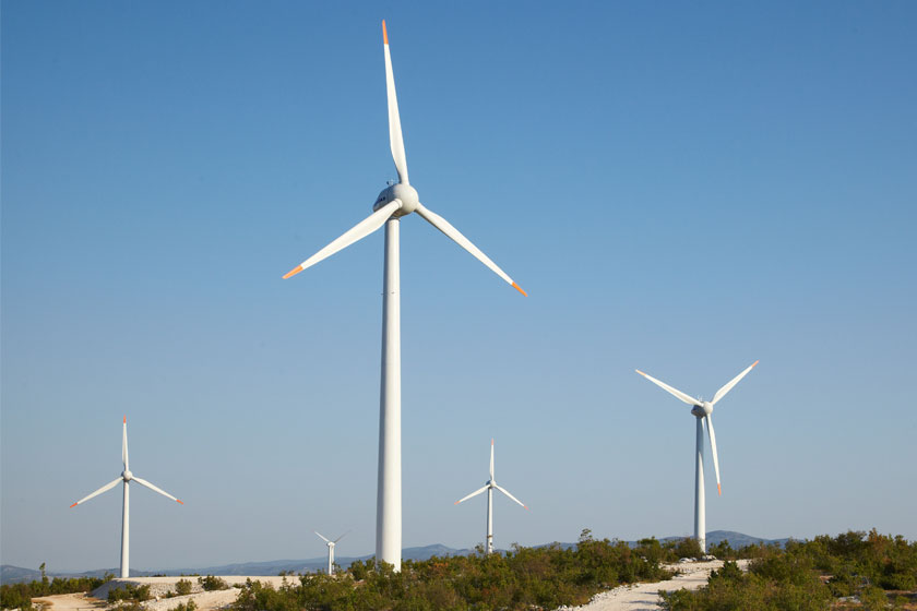 Pometeno brdo wind farm, Split-Dalmatia County