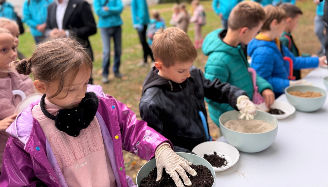 KONČAR's reforestation action in Zaprešić - seed balls