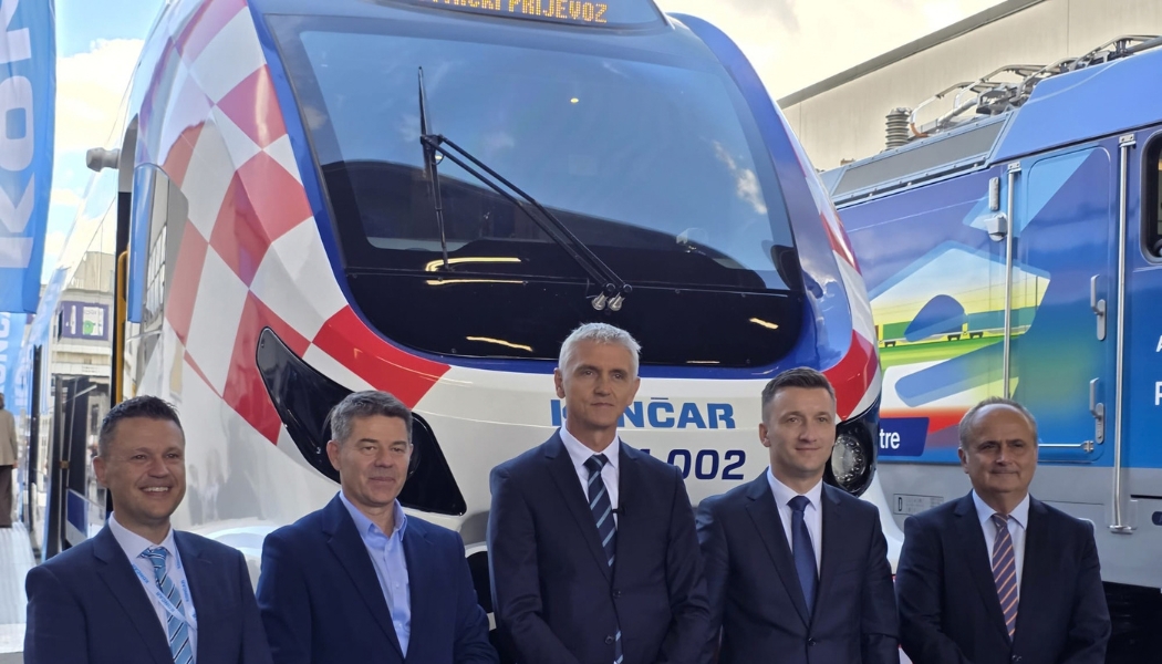 EDMU at InnoTrans - Josip Ninić, Željko Ukić, Gordan Kolak, Žarko Tušek and Gordan Bakota
