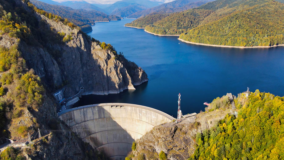 Hydropower Plant VIDRARU in Romania
