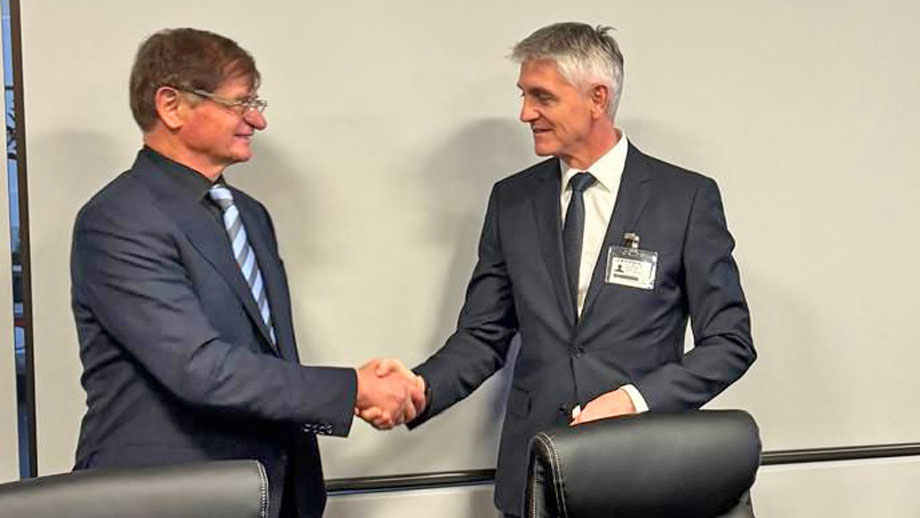 Jure Sola, Chairman and CEO of Sanmina and Gordan Kolak, KONČAR CEO