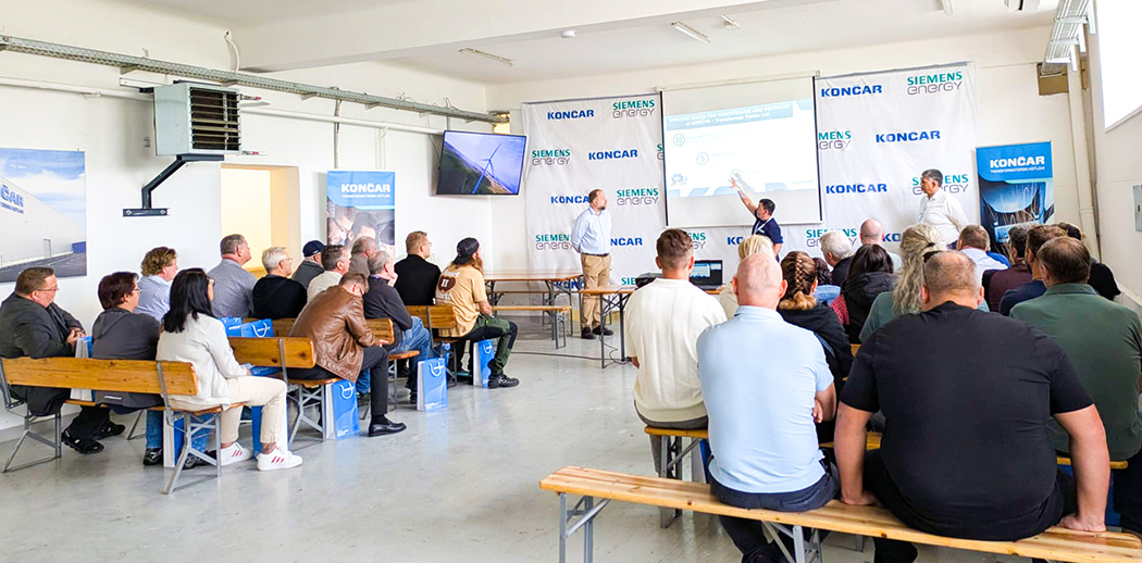 Predstavnici Europskog radničkog vijeća Siemens Energyja tijekom prezentacije poslovanja KONČAR - Transformatorskih kotlova