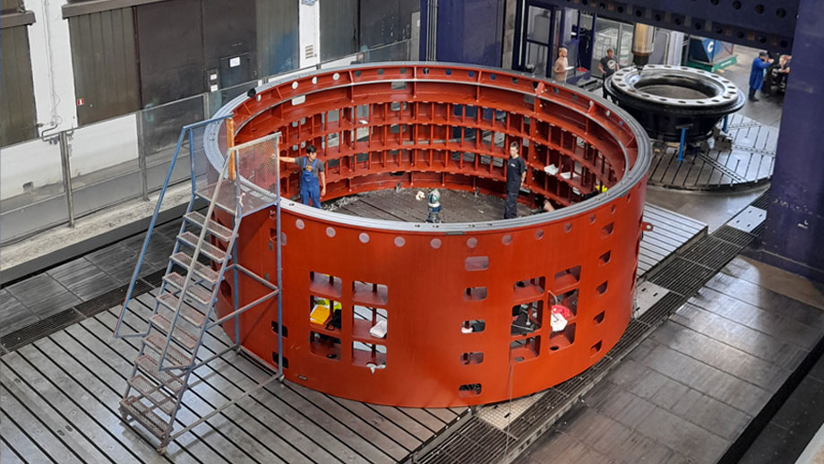 Stator housing for a customer in France