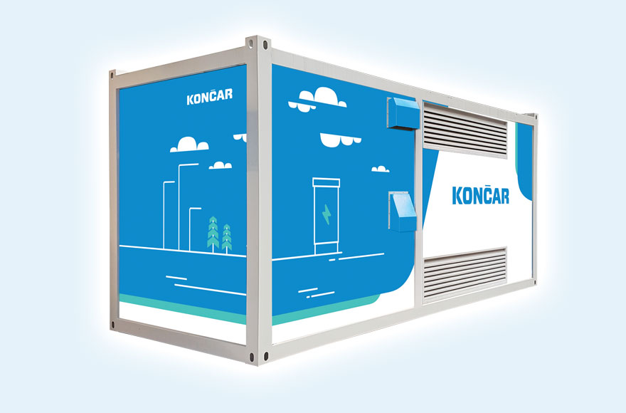 battery storage system for trains