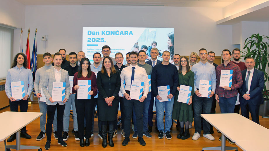 Dan KONČARA 2025. - dodjela nagrada najboljim studentima TVZ-a