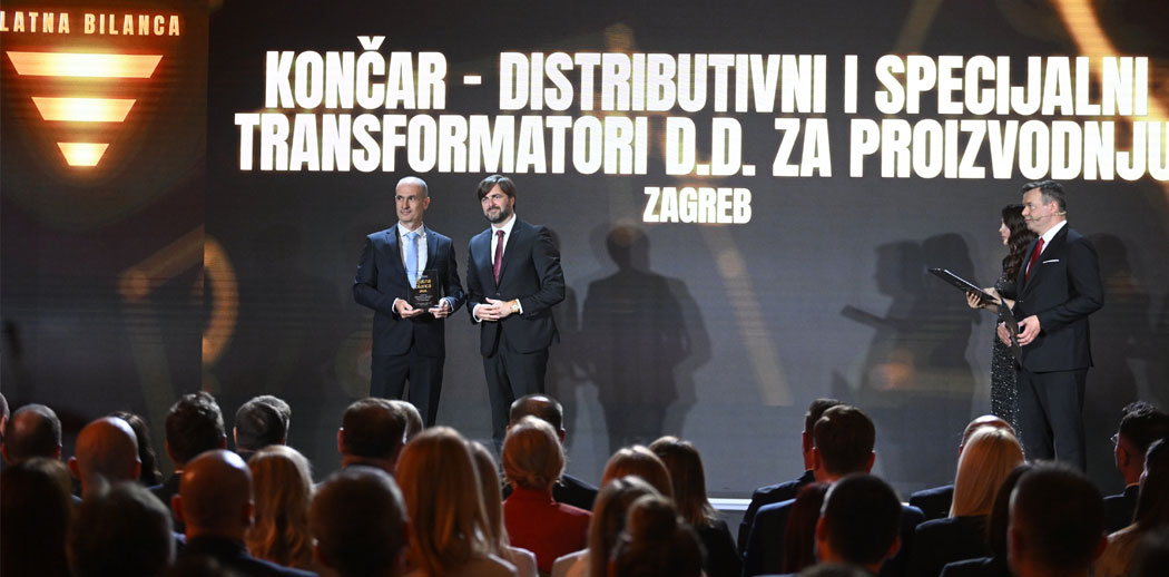 Zlatna bilanca for KONČAR – D&ST
