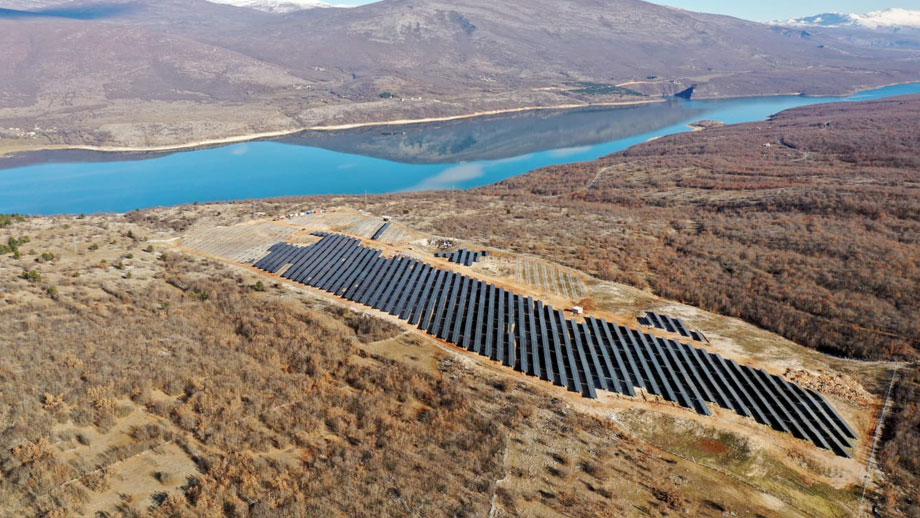 Koljane solar power plant