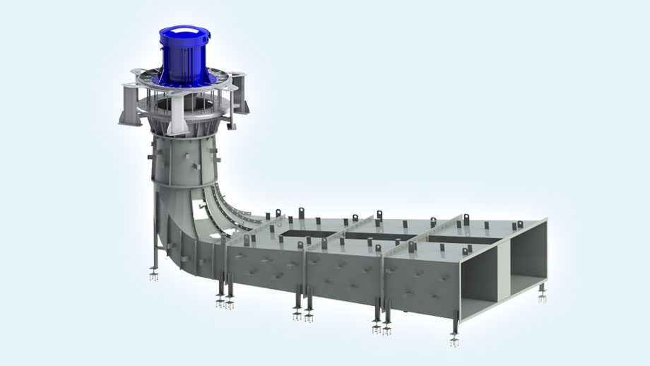 New development -  submersible machines for low-head small hydropower plants