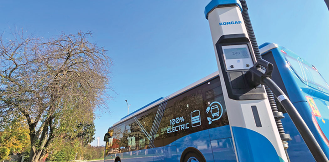 Charging infrastructure for electric buses