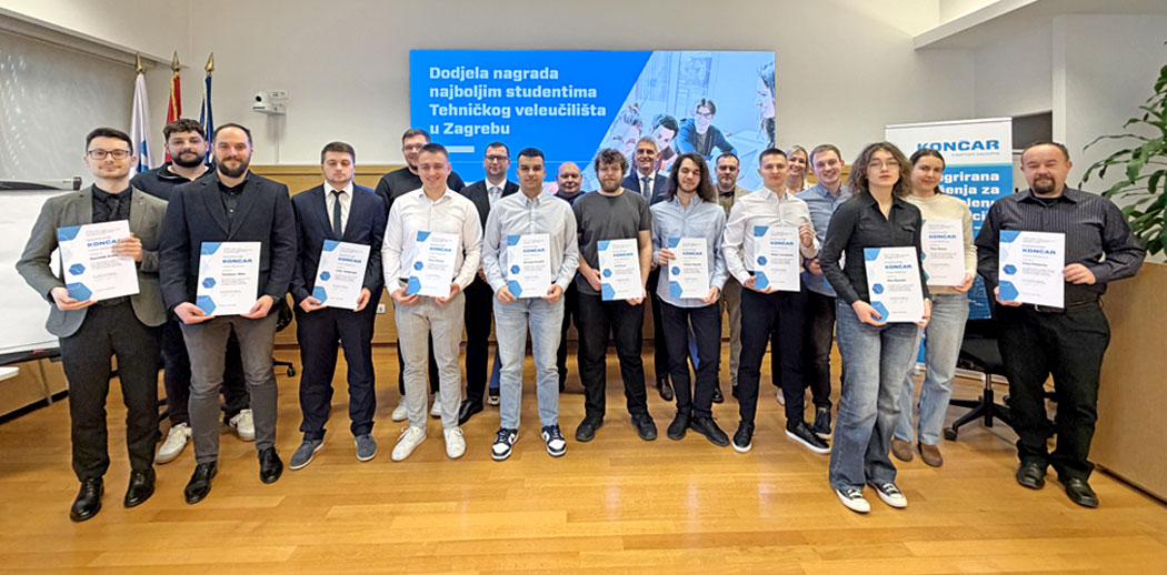 Dodjela KONČAREVE nagrade najboljim studentima TVZ-a