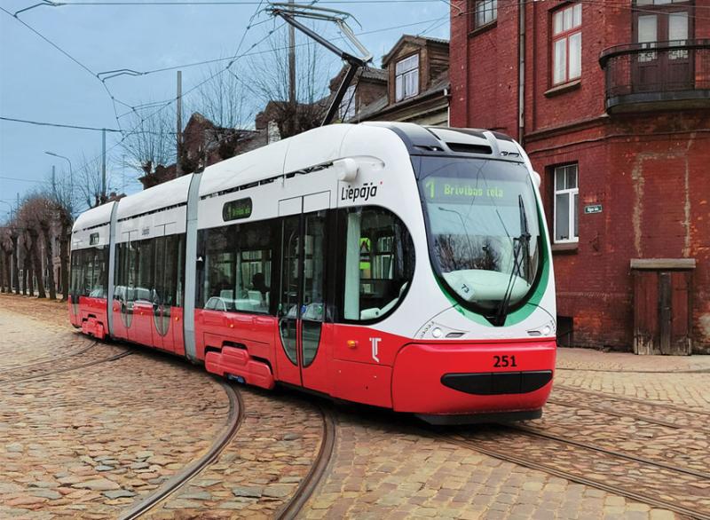 Converters for trams delivered to a customer in Latvia