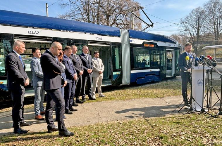 Predstavljanje novog niskopodnog tramvaja za Grad Osijek
