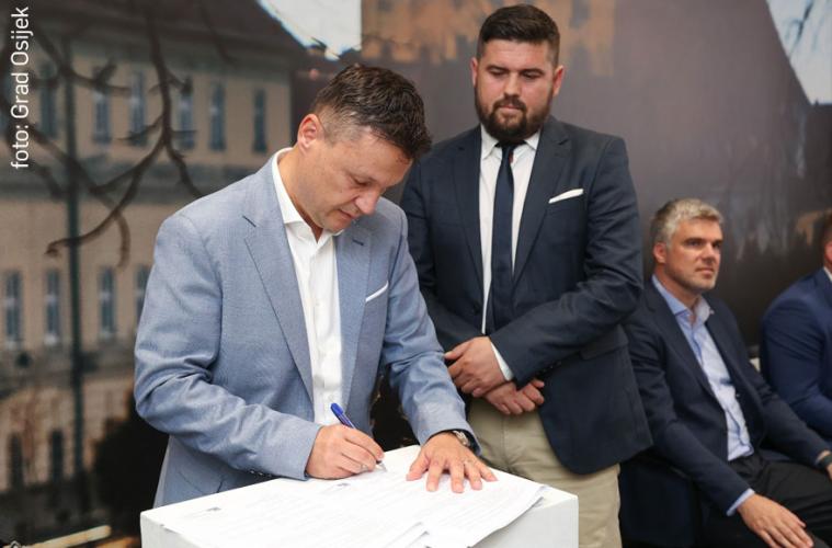 Potpisivanje ugovora za nabavu novih tramvaja za Grad Osijek