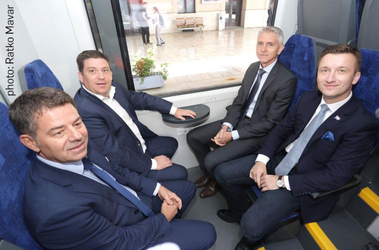 Croatia’s first battery train officially launched into service