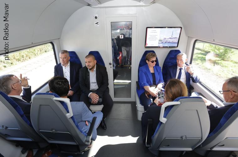 Croatia’s first battery train officially launched into service