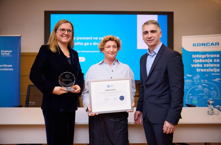 KONČAR primio certifikat Employer Partner