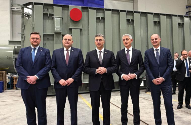 Marko Primorac, Ante Šušnjar, Andrej Plenković, Gordan Kolak and Tim Holt