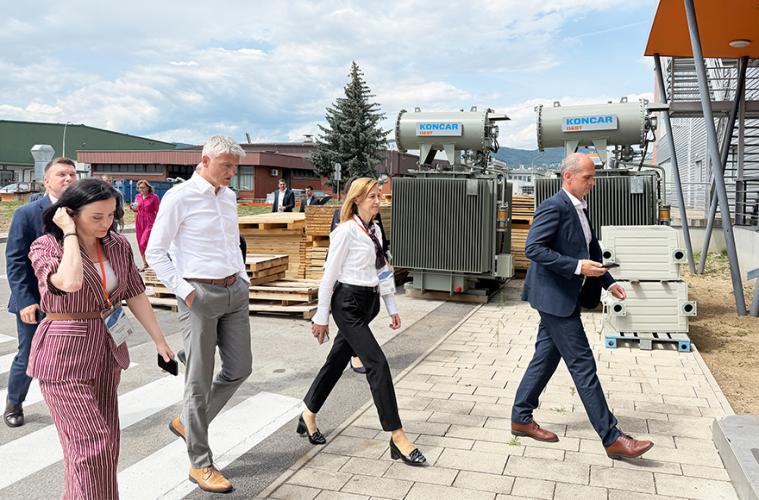 Working meeting and tour of KONČAR – D&ST manufacturing facilities with ministers Marija Vučković and Nataša Mikuš Žigman