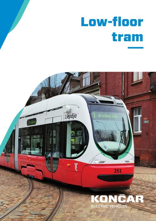 Low-floor tram brochure