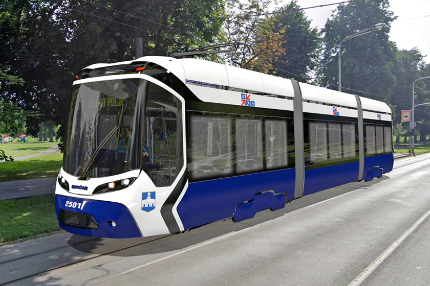 Osijek welcomes new low-floor trams