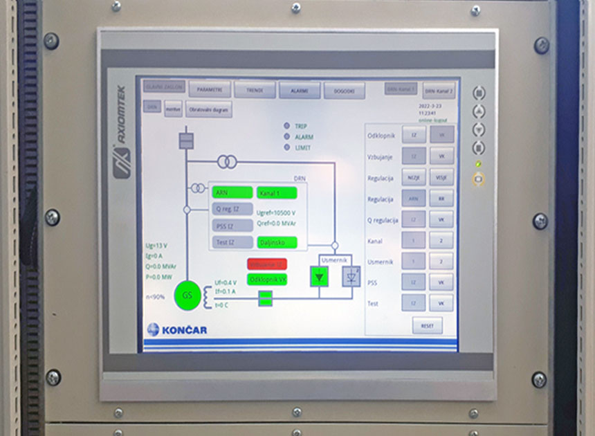 Modernizacija sustava uzbuda u Sloveniji