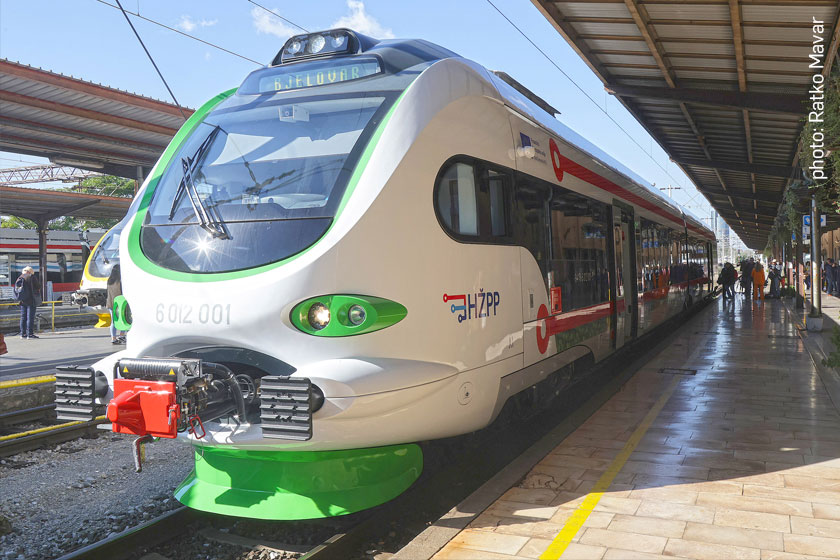 Croatia’s first battery train officially launched into service
