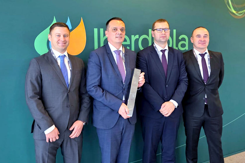 Named the best supplier in the Iberdrola Group's 2025 Best Global Supplier of the Year Award in the sustainability category