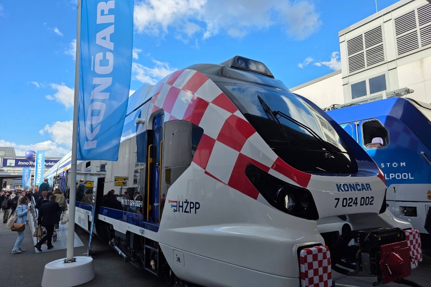 Global premiere of a new generation of Croatian trains