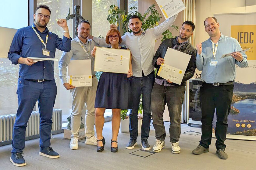 KONČAR team wins first place at the International IEDC Case Study Competition in Bled